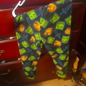 Boys mine craft elastic waist pajama pants